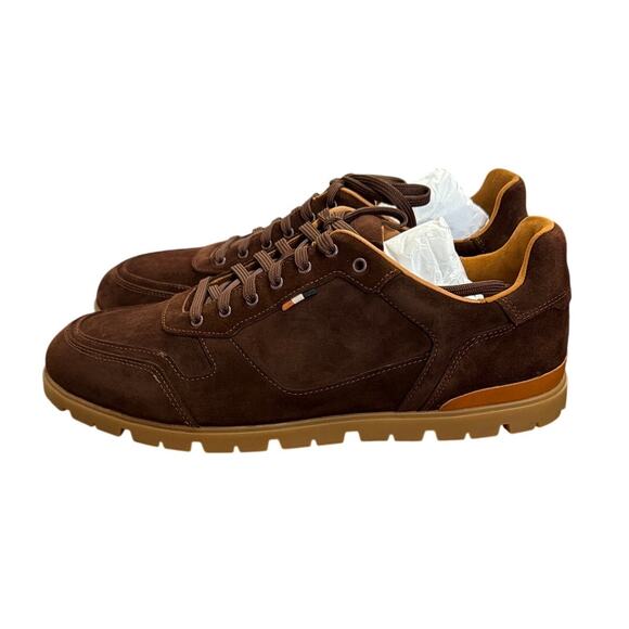 Allen Edmonds Vail Lug Sneaker Polo Brown Mens Size 12 New main image 5